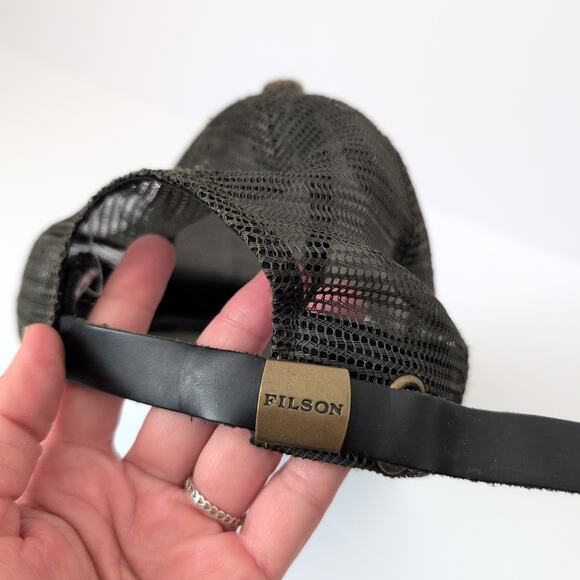 Vintage Filson Garment Seattle Co. Hunting Camo Hat 100% Wool Made in USA Green - Picture 4 of 9